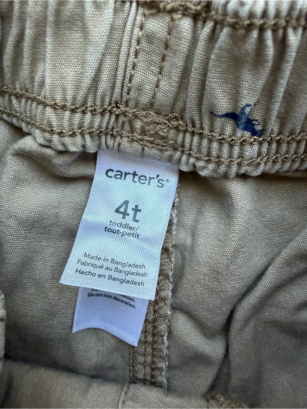 Carters classic khaki